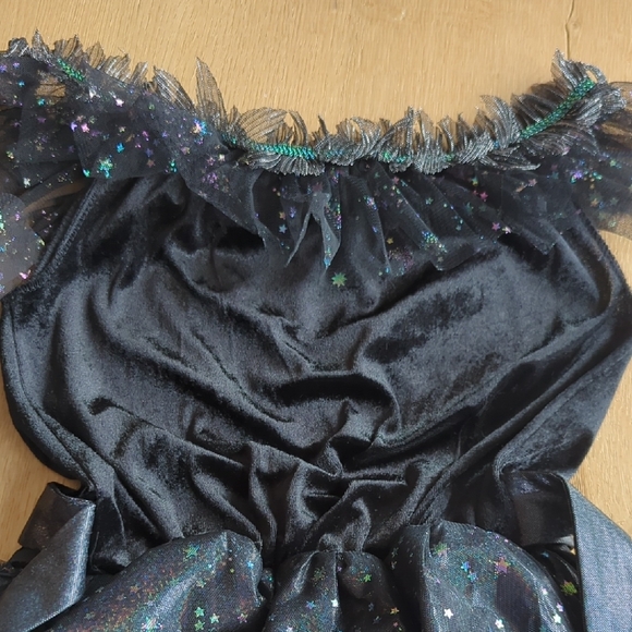 Spirit Black and Silver Starry Witch Costume for Kids - Picture 7 of 11